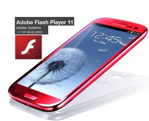 Samsung Galaxy S3 Flash Player Android