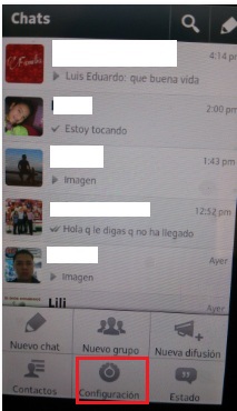 Paso 1 WhatsApp