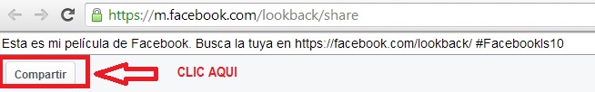 Ejemplo compartir facebook Ejemplo compartir facebook