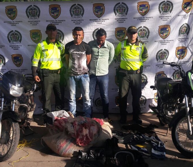 Capturados con 500 kilos de carne